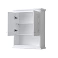 thumbnail image 2 of Wyndham Collection Avery 25" Wall-Mounted Wood Bathroom Storage Cabinet in White, 2 of 4