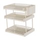 thumbnail image 5 of Organizador de estantería de encimera, soporte de mesa de café, bocadillos buffet multipropósito para servir para escritorio, baño, mesa de café 3 capa, 5 of 8