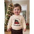 thumbnail image 5 of Cjfdfy Newborn Baby Boy Girl Christmas Sweater Christmas Tree Car Embroidered Long Sleeve Knit Tops Infant Cute My First Christmas Holiday Clothes 0-18M ﻿, 5 of 9