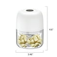 thumbnail image 3 of SuoKom Electric Mini Garlic Chopper Garlic Masher,Garlic Press Mincer Pepper Chili Vegetable Meat Grinder，Food Processor Mincer Mixer 250ML Mashed Garlic Machine On Clearance, 3 of 7