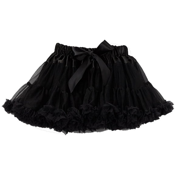 Wenchoice Black Chiffon Pettiskirt Girl's XL(7T-8T)