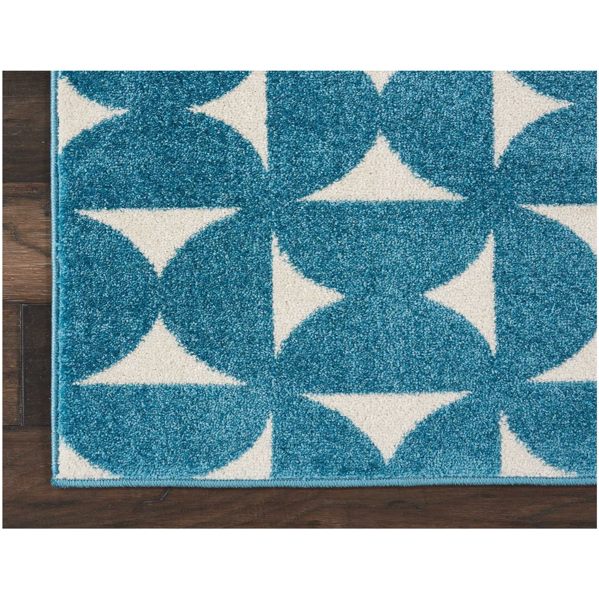 Nourison Harper DS301 Blue Area Rug 2'2" x 3'9"