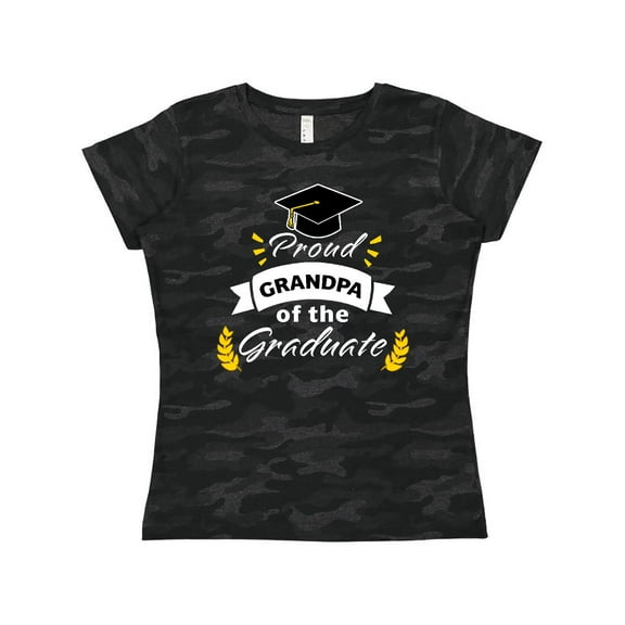 Inktastic Family Graduation-Proud Grandpa Of The Graduate Women's T-Shirt
