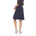 thumbnail image 4 of BGDK Soft Cotton Girls Skater Skirt, Knee Length School Uniform Skirt, Comfortable All-Purpose Cotton Skirt for Girls, Light Heather X Small, 4 of 4