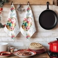 thumbnail image 6 of Easter Eggs Kitchen Towels Set of 3, Blue Floral Basket Leaves Rustic Botanical Absorbent Dish Towels for Kitchen, Microfiber Hand Towel, Quick Drying Tea Towel for Cleaning Decorative Dishcloths, 6 of 7