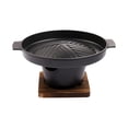 thumbnail image 2 of Japanese Style barbecue Smokeless Roasting Meat Utensil - Stripes, 2 of 8