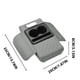thumbnail image 3 of Almohadilla elevadora de reposabrazos tres en uno gris con almacenamiento de caja de pañuelos para automóvil y almohadilla para codos, 3 of 4