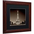 thumbnail image 2 of Trademark Fine Art "Tour Eiffel I" Canvas Art by Alan Blaustein, Black Matte, Wood Frame, 2 of 4