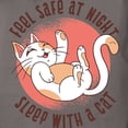 thumbnail image 3 of CafePress - Sleep With A Cat T Shirt - Womens Comfort Colors® Shirt, 3 of 4