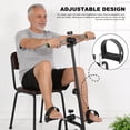 thumbnail image 4 of Zepkd Elderly Exercise Bike Metal Home Fitness Equipment with Adjustable Tension & Height Portable Pedal Exerciser for Arm Leg Rehabilitation 220lbs Load Black, 4 of 10