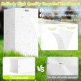 thumbnail image 3 of Botes de basura desechables de 113.56 L para fiestas paquete de 4 blancos, 3 of 8