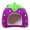 Purple, variant on CHGBMOK Cute Strawberry Cat House Indoors Winter Warm Pet Dog Bed Foldable Fleece Warm Yurt