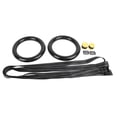 thumbnail image 2 of Gym Rings Exercise Rings Adjustable Buckle Anti Slip Heavy Load Comfortable Grip Gym Equipment for Fitness Home,ExerciseRings,WorkoutRings, 2 of 5