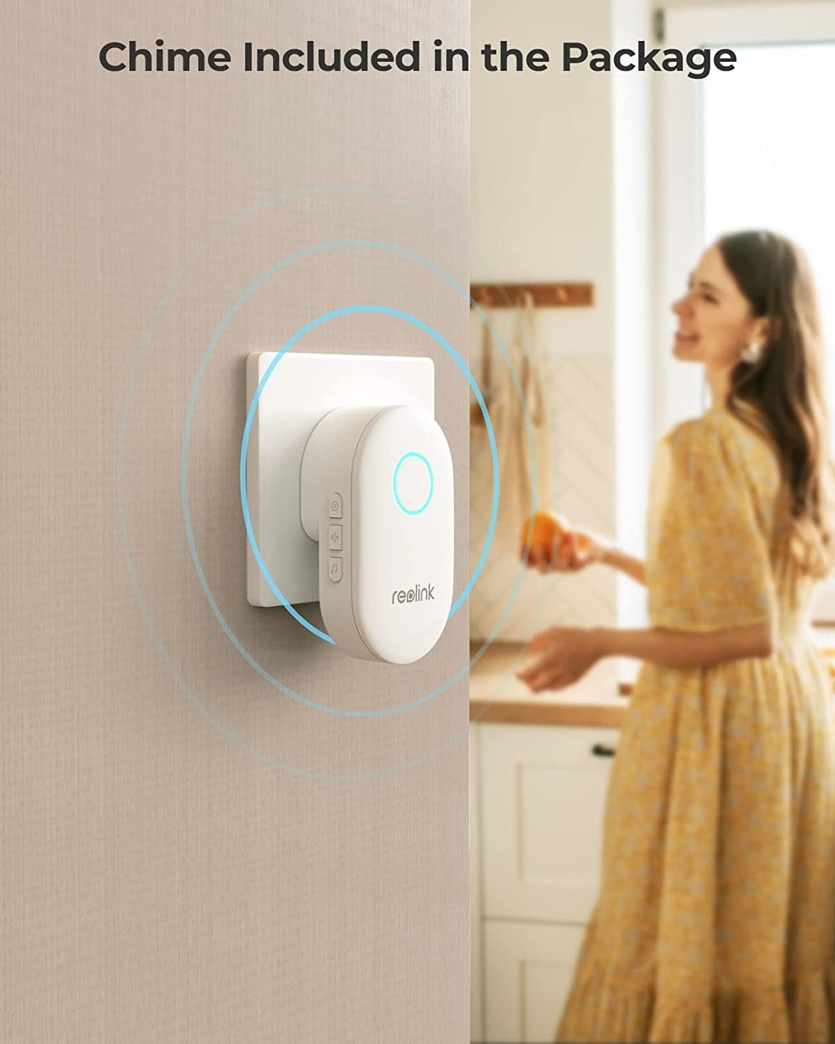 Reolink 2-Pack 5MP PoE Video Doorbell Camera with Chime, 180° Wide View, Smart Person Detection, Two-Way Audio, Night Vision, Local Storage, No Monthly Fee
