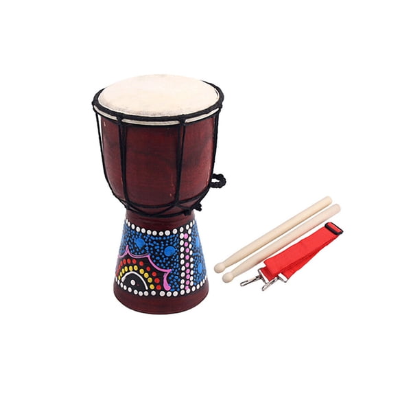 Tambor Djembe africano Eigraketly 4 pulgadas Accesorios de instrumentos musicales
