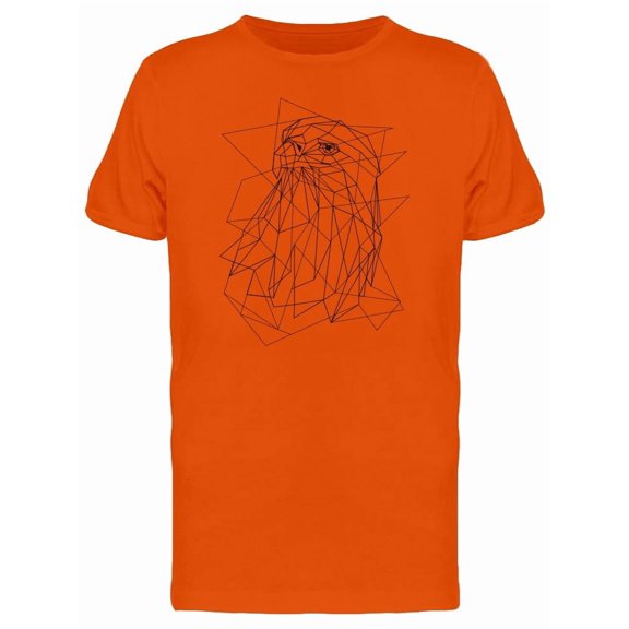 Eagle Made Of Low Poly Art Tee Men's -Image by Shutterstock