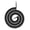 Black 2 meters, variant on Modern Coiled RJ9 4P4C Telephone Line Spring Landline Cord For Enhancing Any Or Home Decoration