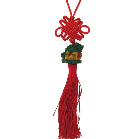 Feng Shui Green Money Frog Lucky Charm
