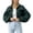 Green womens coat, variant on clear 50% off Usmixi Womens Cropped Coat Corduroy Jacket for Women Long Sleeve Lapel Button Up Shacket Coat Casual Solid Ladies Fall Loose Outerwear Tops with Pocket Winter Cropped Coat