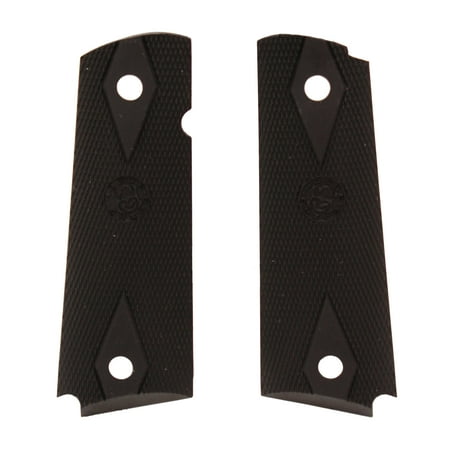 Rubber Grip Panels - Colt Government Model - Black