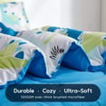 thumbnail image 4 of Sleep Zone Kids Full/Queen Bedding Comforter Set - 7 Pieces Super Cute & Soft Bedding Sets & Collections with Comforter, Sheet, Pillowcase & Sham - Fade Resistant Easy Care (Cute Dino), 4 of 7