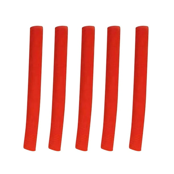 Juego de 5 palos de espuma Cola para pesca de 8x70mm rojo