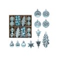 thumbnail image 2 of 40 Pcs Christmas Tree Decorations Electroplated Plastic Hanging Pendant Multiple Styles Of Christmas Ornaments Shatterproof Christmas Decoration Indoor, 2 of 6