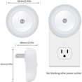 thumbnail image 2 of 6 Pack Blue Night Light, LED Night Lights Plug into Wall with Dusk to Dawn sensors, Plug in Night Lights for Kids Room, Bedroom, Bathroom, Baby Nursery,Stair Lights, Hallway Light, 2 of 5