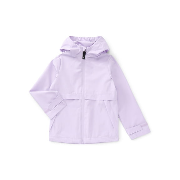 Ozark Trails Girls' Hooded Rain Jacket, Sizes 4-18