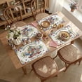 thumbnail image 7 of Stegali 250th Anniversary Patriotic Linen Placemats, 12x18 Inch Table mats Set of 4, 7 of 7