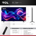 thumbnail image 2 of TCL 55" QM51L Series QD-Mini LED 4K QLED UHD HDR Smart Google TV (NEW 2026) - New Halo Control System, Local Dimming Pro, High Brightness Pro, TCL AIPQ Processor, Game Accelerator 144 - 55QM51L, 2 of 23