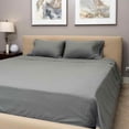 thumbnail image 5 of GETIT Queen Sheets Set, 1800 Series 4 Piece Sheets Queen Deep Pocket Sheets Set, Luxury Soft Microfiber Gray Bed Sheets Set, 5 of 5