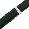 thumbnail image 3 of Watch Band Calfskin Leather Comfort Lite Padded Black Mens Width: 20mm Select Color (Black, Brown, Dark Brown, Blue or Red), 3 of 3