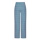 thumbnail image 3 of Pantalones de pijama largos de poliéster para hombre, informales, con estampado a cuadros, holgados y deportivos., 3 of 4