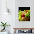 thumbnail image 3 of ONETECH GETHATY Canvas Painting Wall Art Delicious Food Concept Wall Art Salad Picture Poster Artwork for Living Room Kitchen 16\x20\, 3 of 4