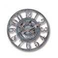 thumbnail image 1 of Outdoor Wall Clock Large 30cm Vintage Hollow Gear Slate Effect, 1 of 4