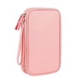 thumbnail image 1 of Qarigey Bolsa de almacenamiento ligera y portátil para productos digitales de viaje, asa para fácil transporte Viajes, Equipaje y Accesorios Varios Rosa 21*12.5*6cm, 1 of 6