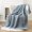 Bluish Grey, variant on Battilo Sage Green Chunky Knit Throw Blanket,Thick Chenille Throw Blankets for Living Room,50"x60"