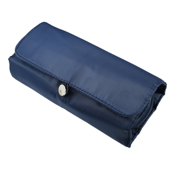 Vocoste 1 Pcs Travel Makeup Bag Makeup Brush Holder Portable Makeup Organizer Bag Waterproof Navy Blue