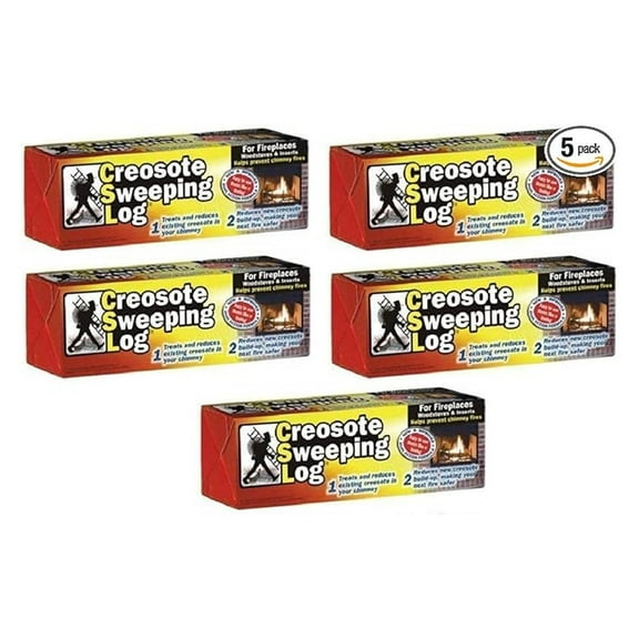 CSL Creosote Sweeping Log Chimney Cleaner - Quantity 5