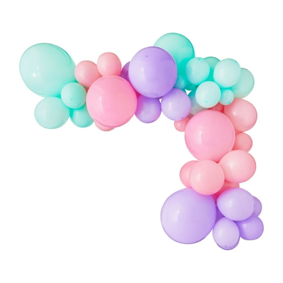 Multicolor Pastel Balloon Arch Kit, 62 Pieces, by Way To Celebrate