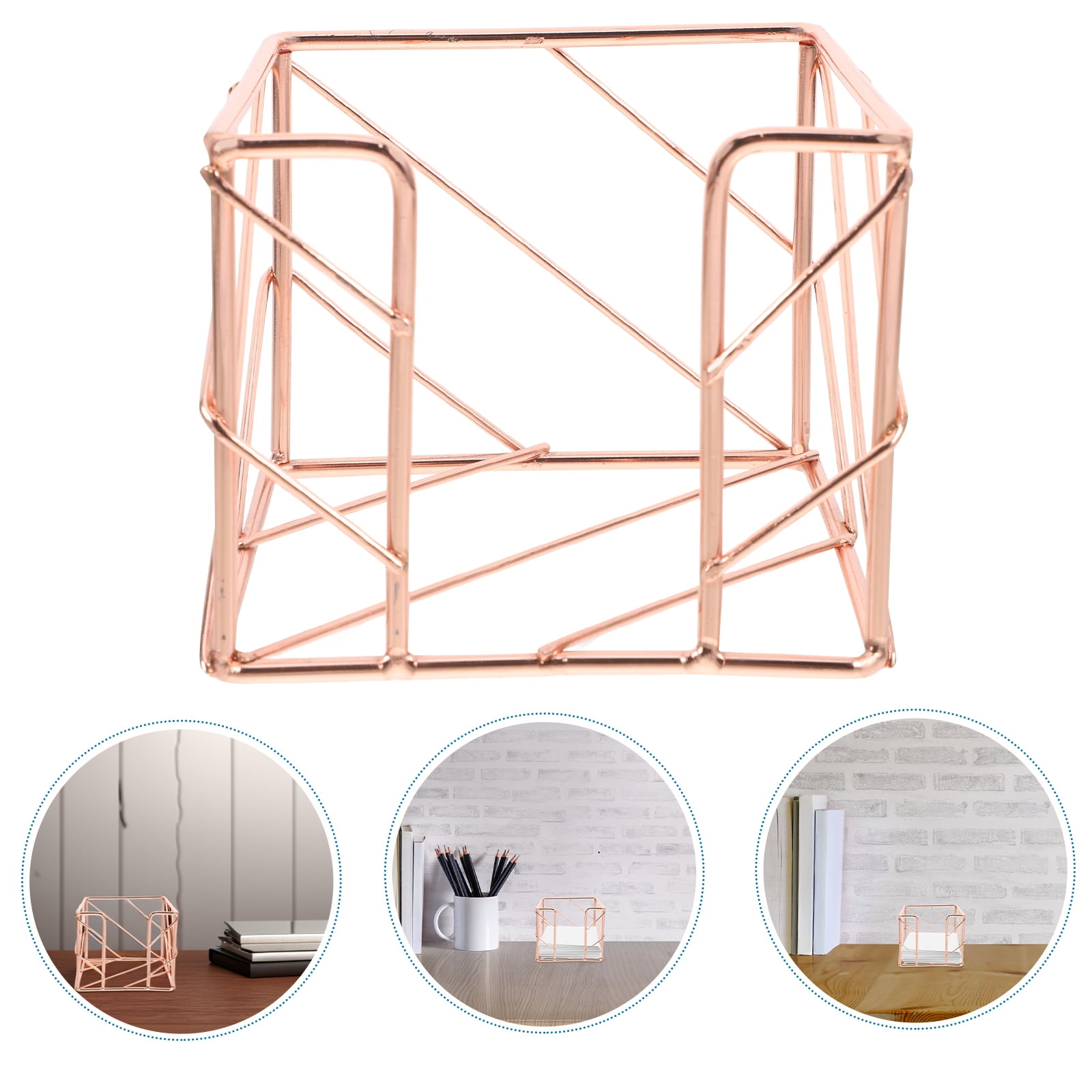 Worgeous 3pcs Memo Pad Holder Cute Memo Note Holder Notepad Holder Tray Desk Office Memo Holder Funny Office Desk Accessories Desk Organizer