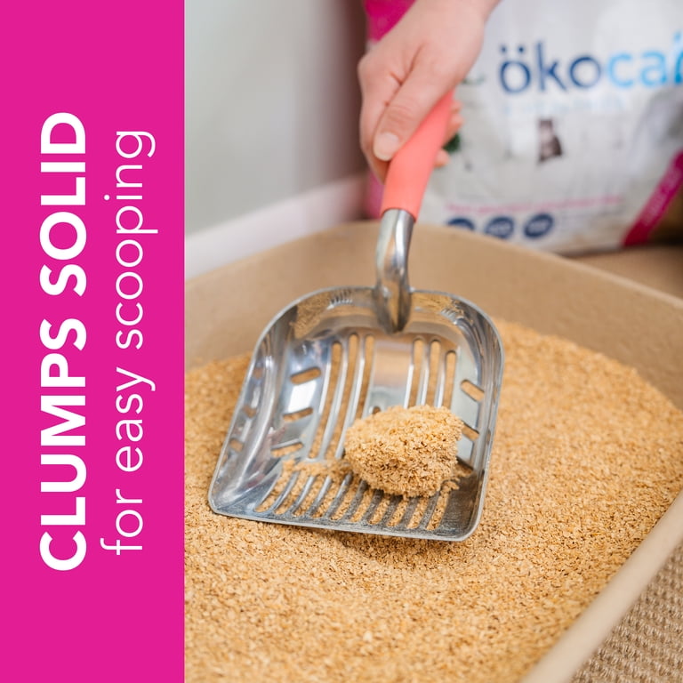 Catloveページ okocat Super Soft Clumping Natural Wood Cat Litter, Delicate Paws