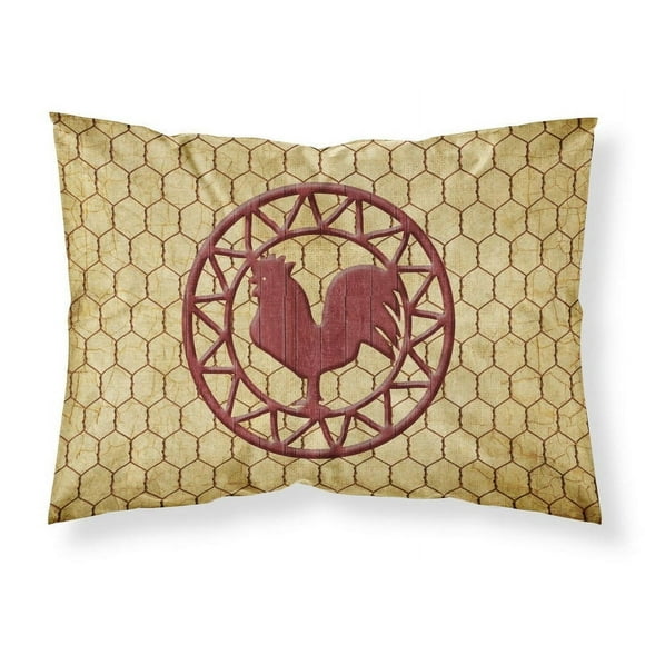 Rooster Chicken Coop Moisture Wicking Fabric Standard Pillowcase