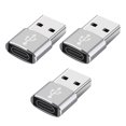 thumbnail image 1 of Adaptador USB-C a USB (3 unidades) Convertidor USB 3.0 a USB-C para teléfono, tableta y portátil, 1 of 7