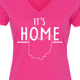 thumbnail image 4 of Inktastic It's Home- State of Ohio outline Women's V-Neck T-Shirt, 4 of 5
