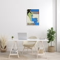 thumbnail image 2 of Stupell Industries Abstract Woman Laying over Geometric Shape Collage Modern Painting White framed Art Print Wall Art, 24 x 30, Design by Liz Jardine, 2 of 7