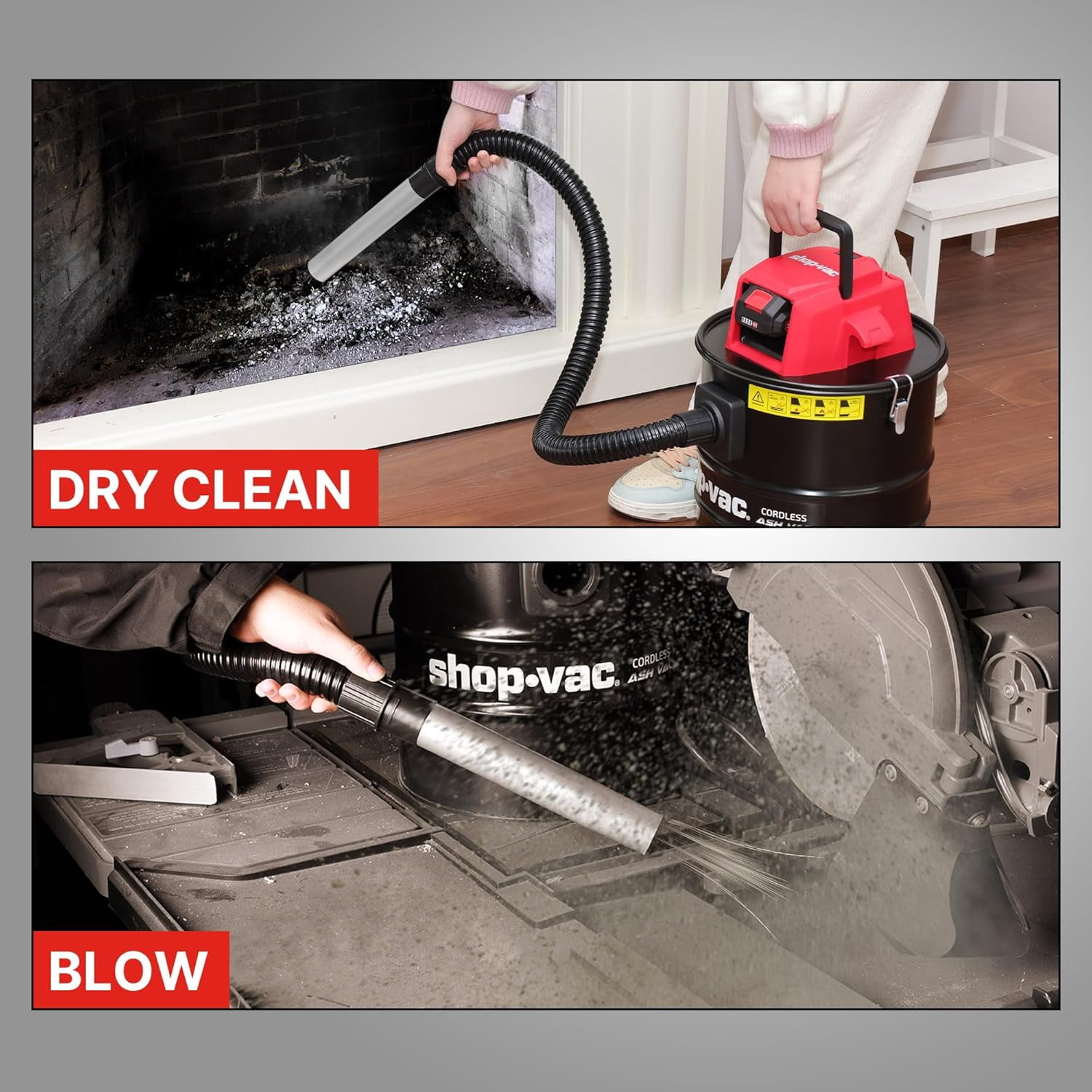 Shop-Vac 20V Cordless 5 Gallon Ash Vacuum