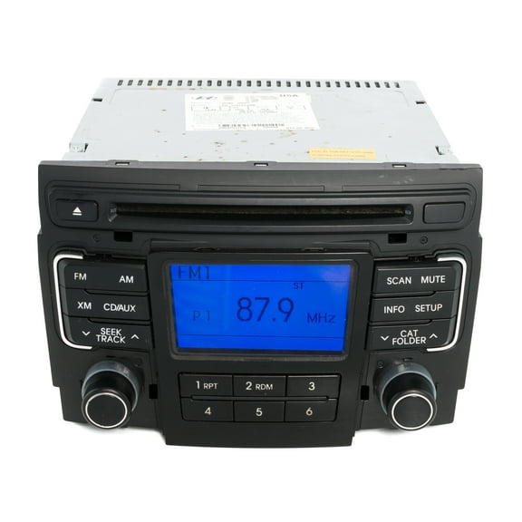 Restored 2011 Hyundai Sonata AM FM Single Disc CD mp3 Radio w Satellite 96180-3Q001 (Refurbished)