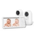 thumbnail image 1 of Momcozy Video Baby Monitor, 1080P 5" HD Baby Monitor with Camera and Audio, Infrared Night Vision, 5000mAh Battery, 2-Way Audio, Wide-angle View Temperature Sensor Lullabies, 1 of 8